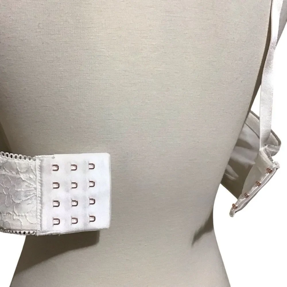 Aerie Cream Lined Lace Balconette‎ Bra 38DD